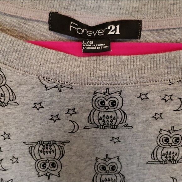 🦉3/$30 Forever 21 Owl Sweater NWOT - Picture 4 of 6